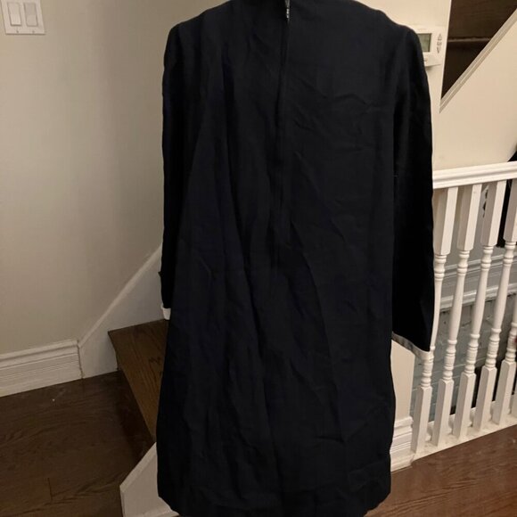 Black MOD Minidress with White Trim - Picture 8 of 9